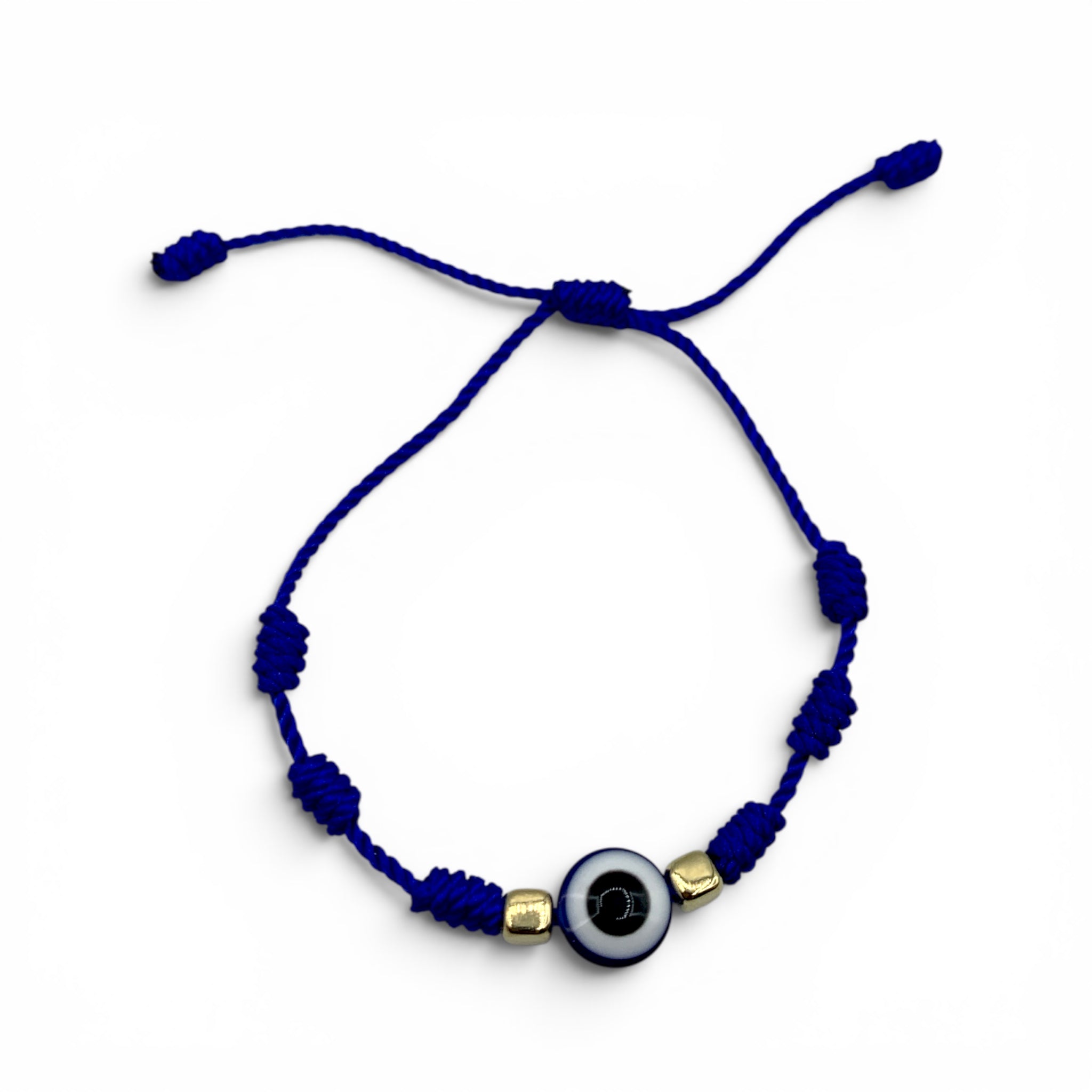Bracelet - The Eye on Blue String Adjustable